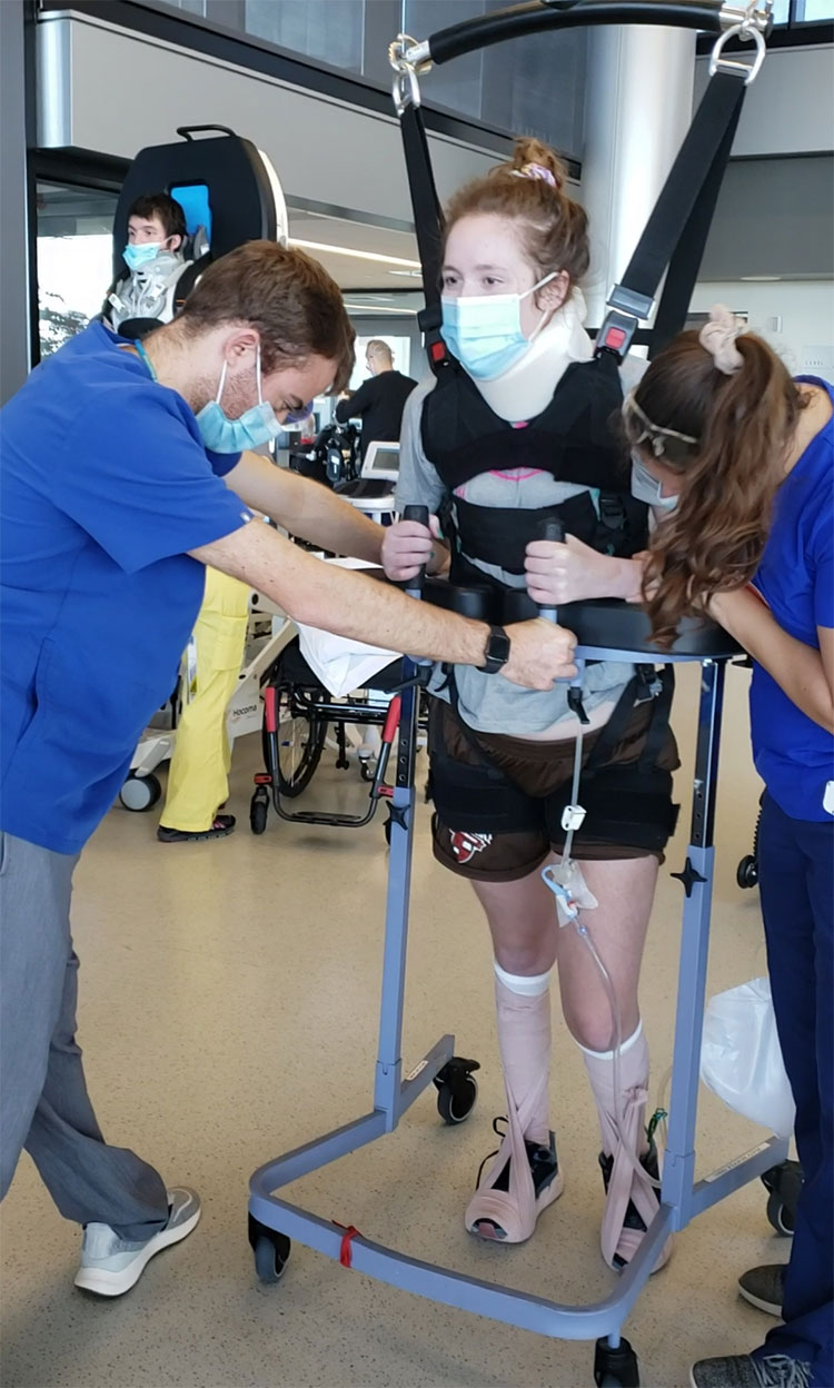 Lucy Scott in recovery